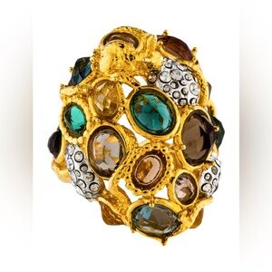 ALEXIS BITTAR CRYSTAL BUNNY RING size 7.5